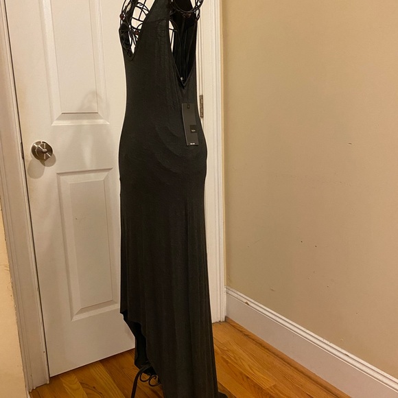 High/Low Gray Dress - Picture 3 of 4